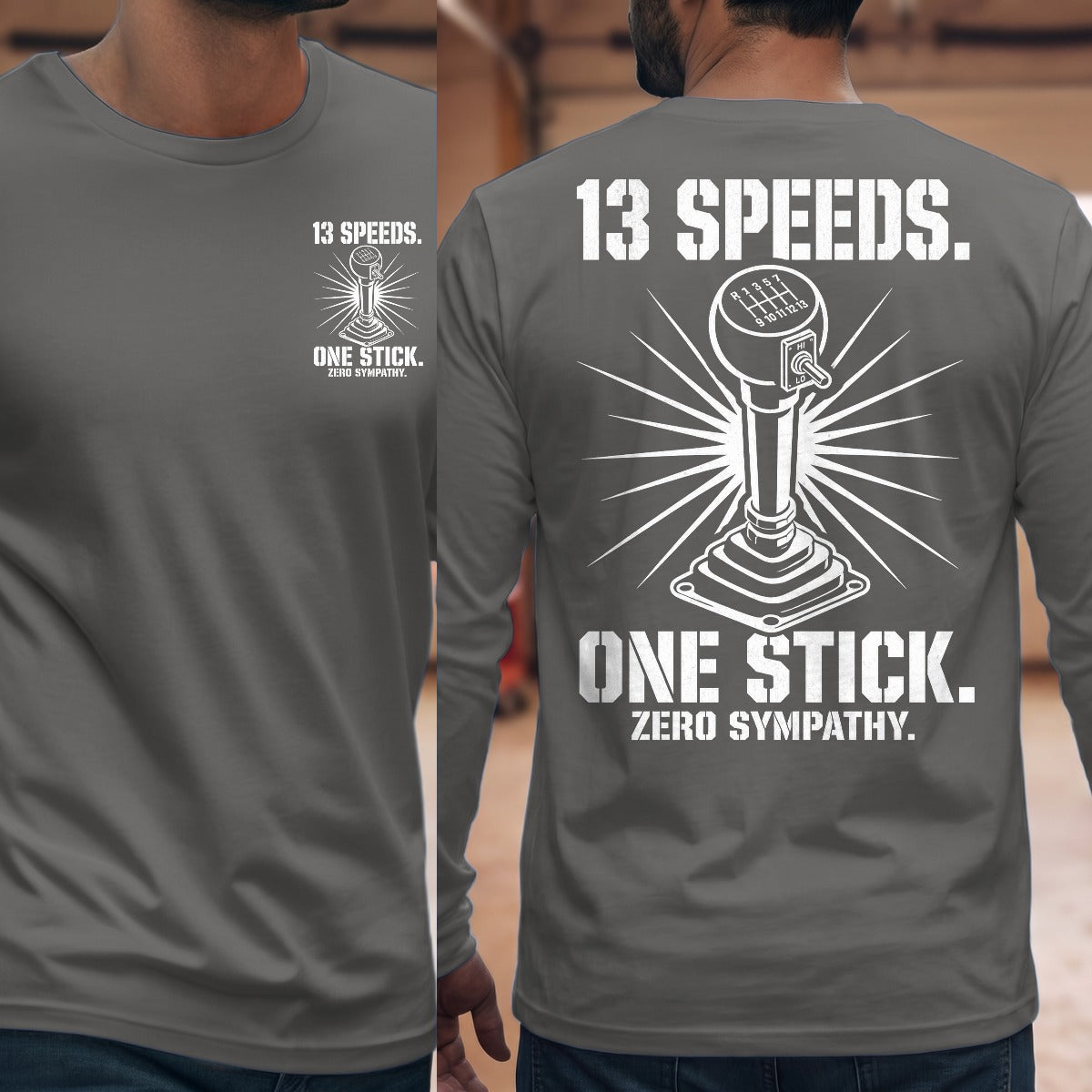 Graphite Heather | Front & Back