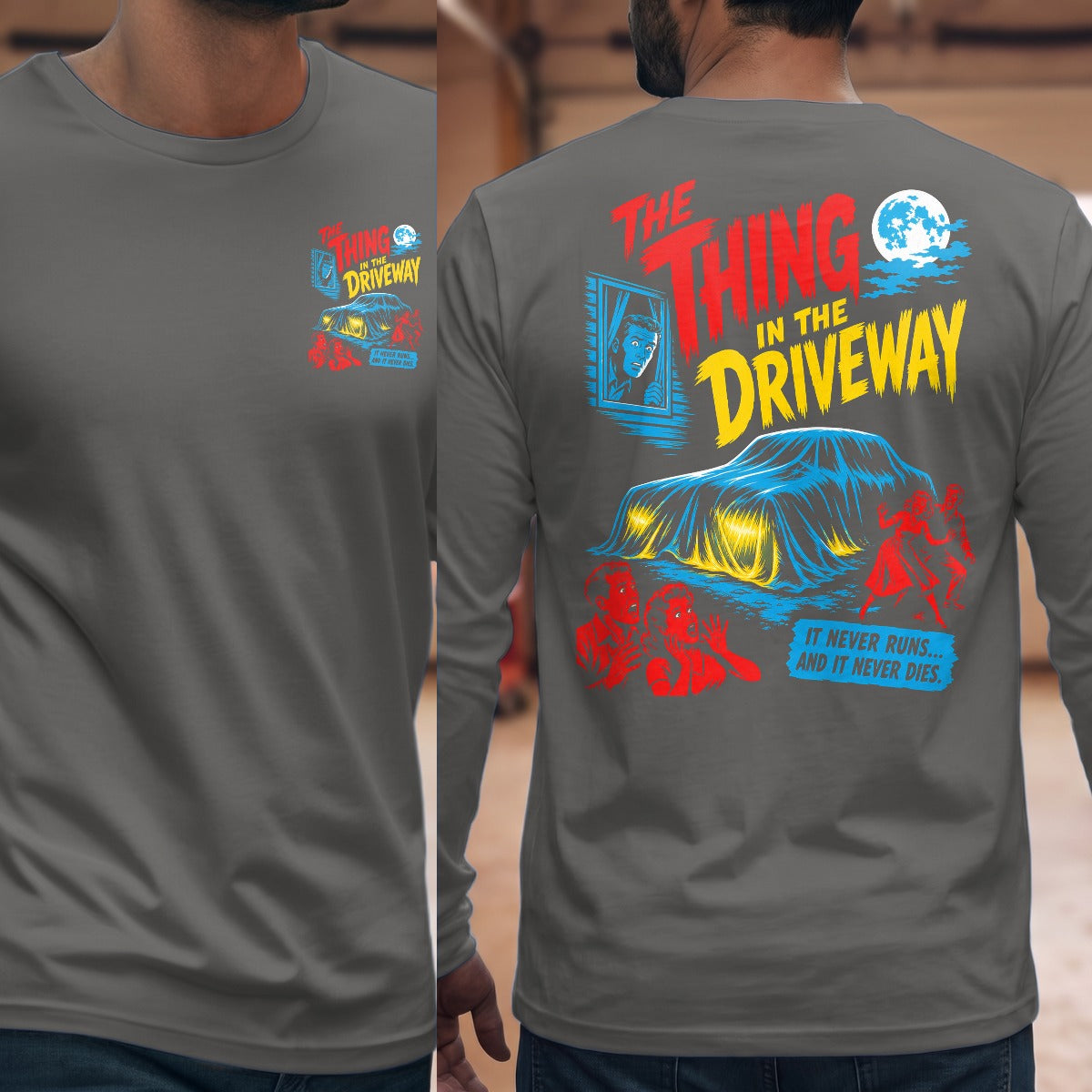 Graphite Heather | Front & Back