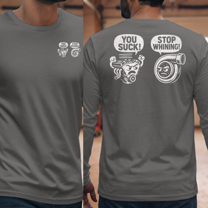 Graphite Heather | Front & Back