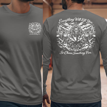 Graphite Heather | Front & Back