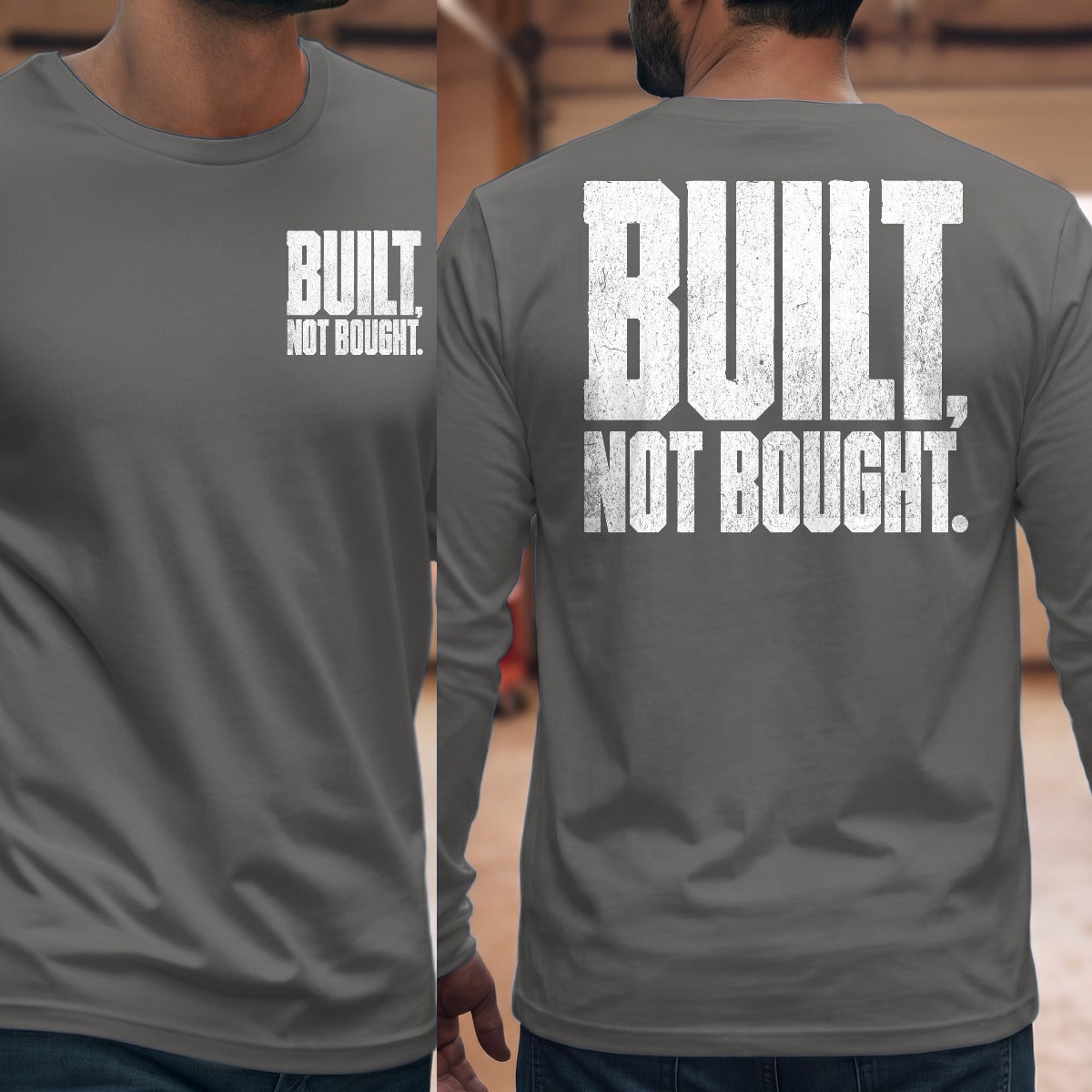 Graphite Heather | Front & Back