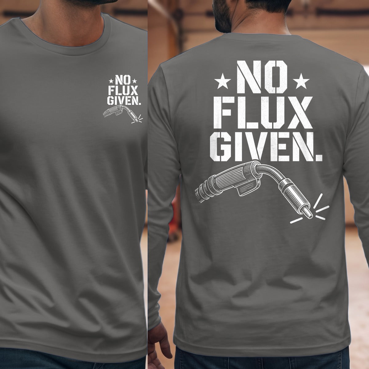 Graphite Heather | Front & Back