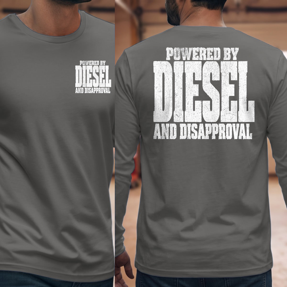 Graphite Heather | Front & Back