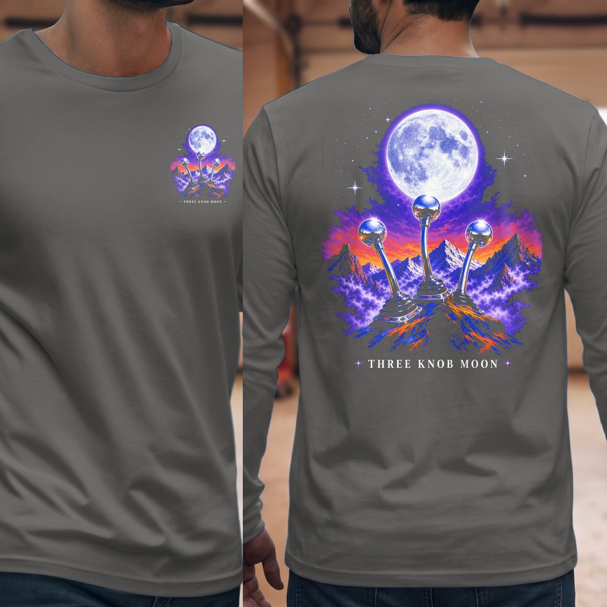 Graphite Heather | Front & Back