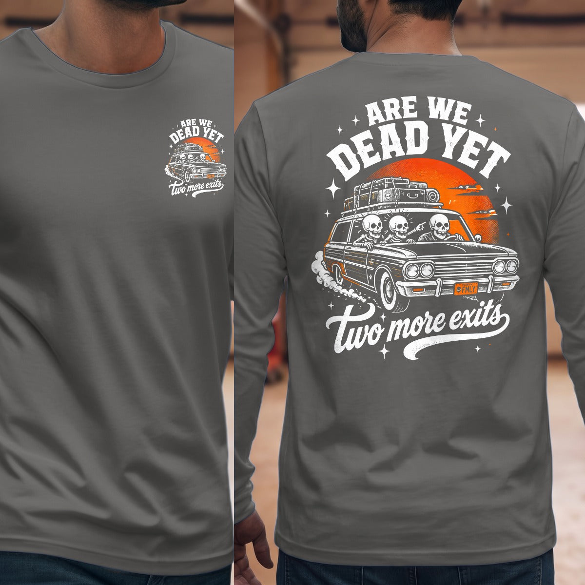 Graphite Heather | Front & Back