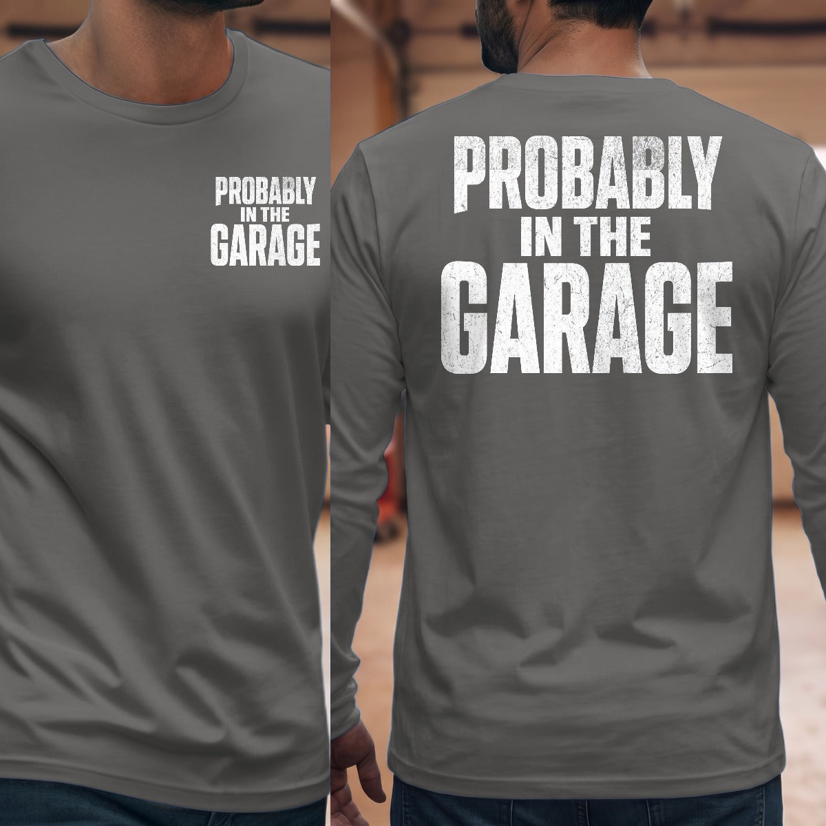 Graphite Heather | Front & Back