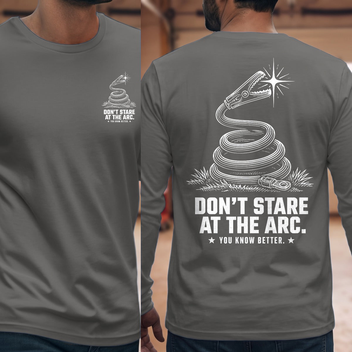 Graphite Heather | Front & Back