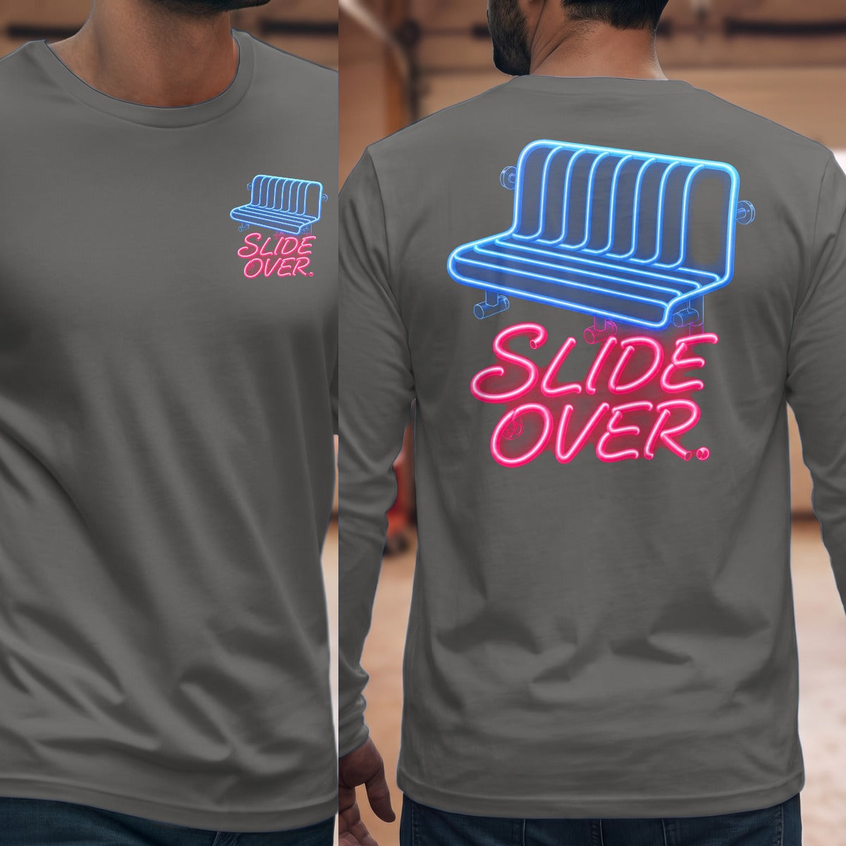 Graphite Heather | Front & Back