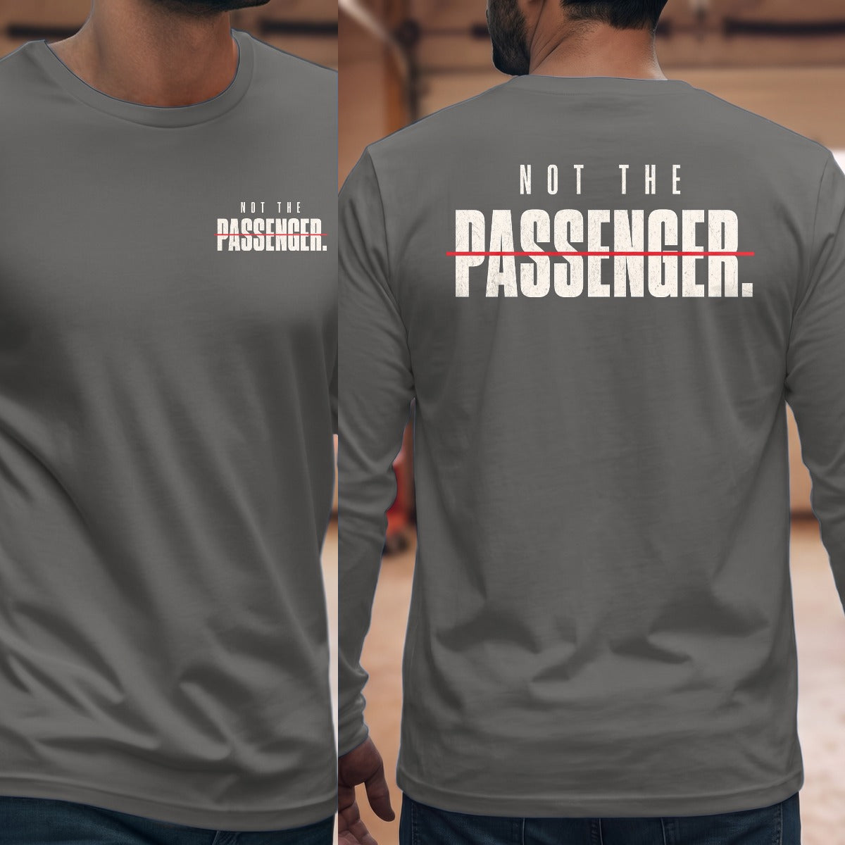 Graphite Heather | Front & Back