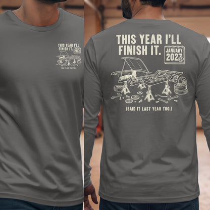 Graphite Heather | Front & Back