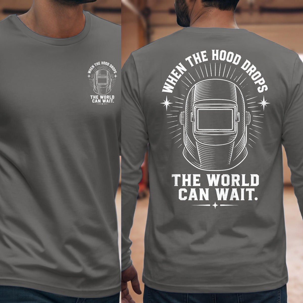 Graphite Heather | Front & Back