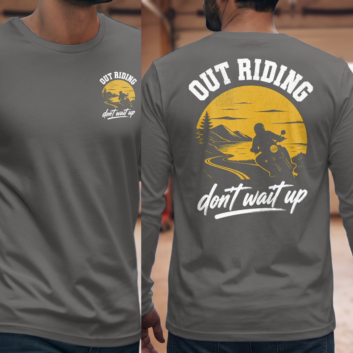 Graphite Heather | Front & Back