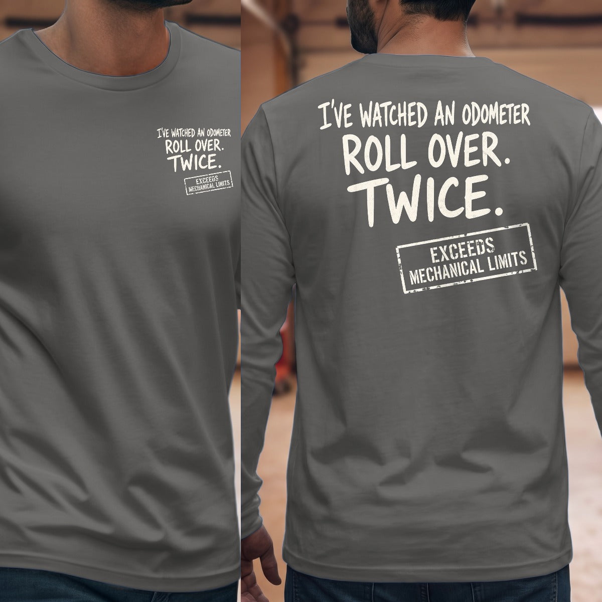 Graphite Heather | Front & Back