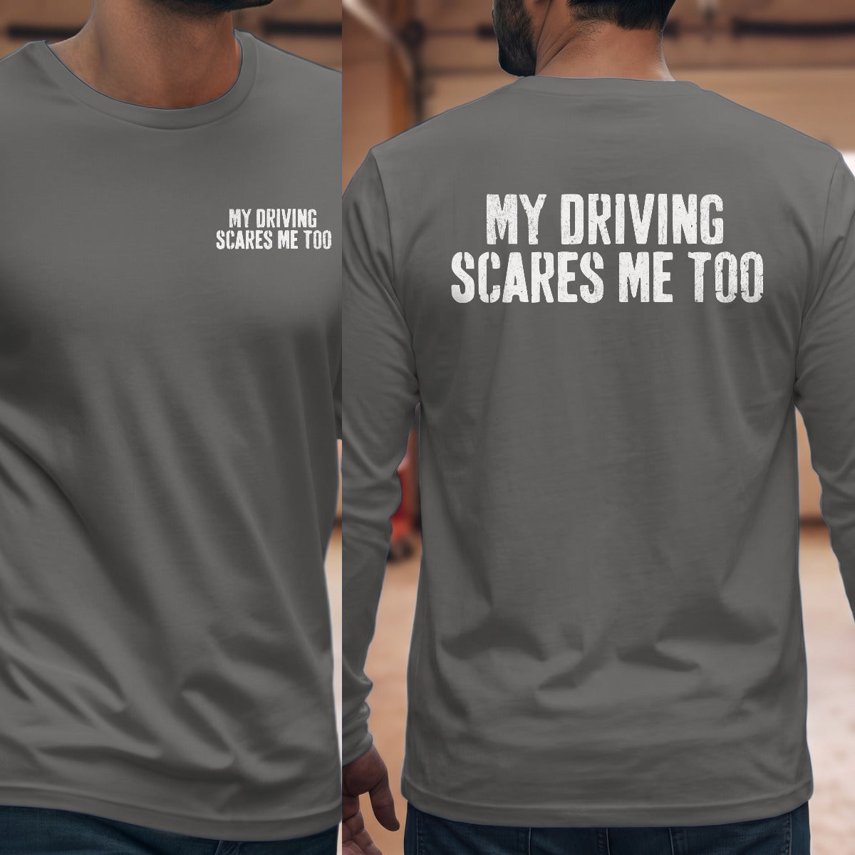 Graphite Heather | Front & Back