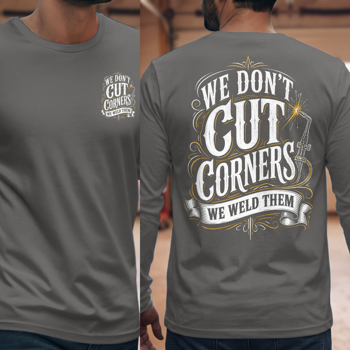 Graphite Heather | Front & Back