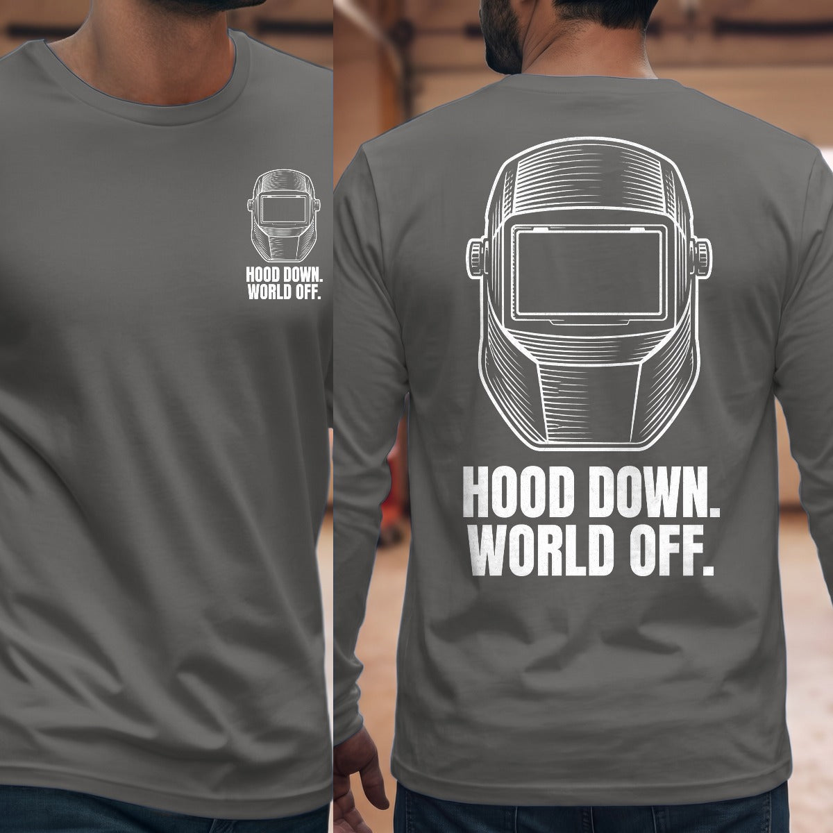 Graphite Heather | Front & Back