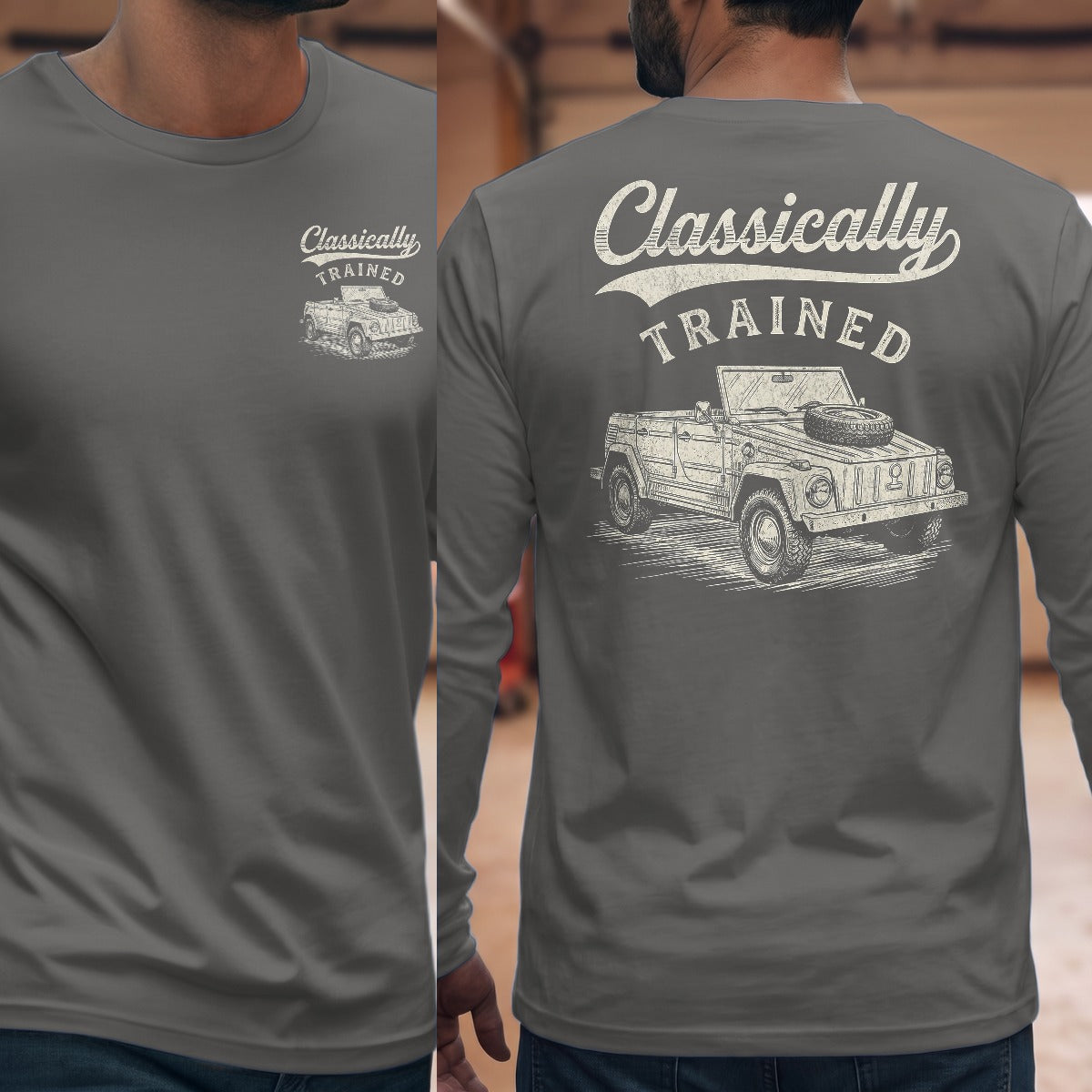 Graphite Heather | Front & Back