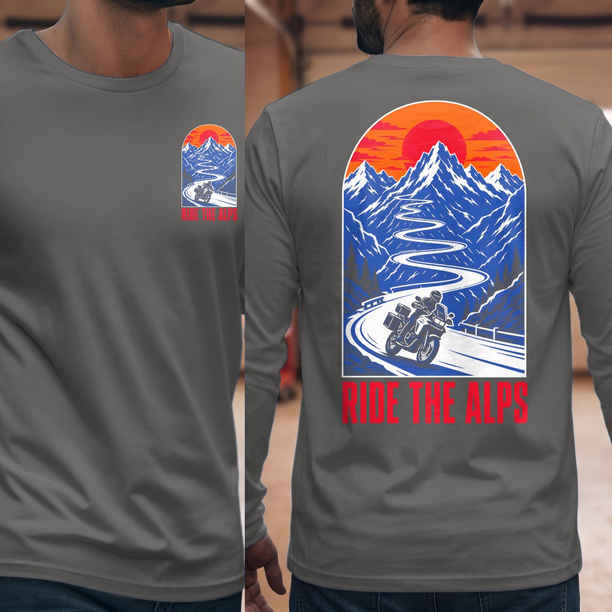 Graphite Heather | Front & Back