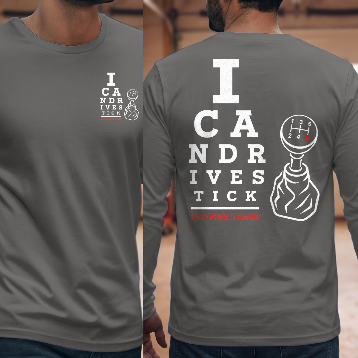 Graphite Heather | Front & Back