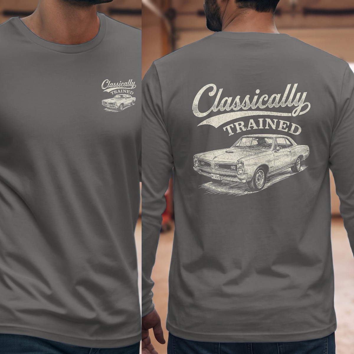 Graphite Heather | Front & Back