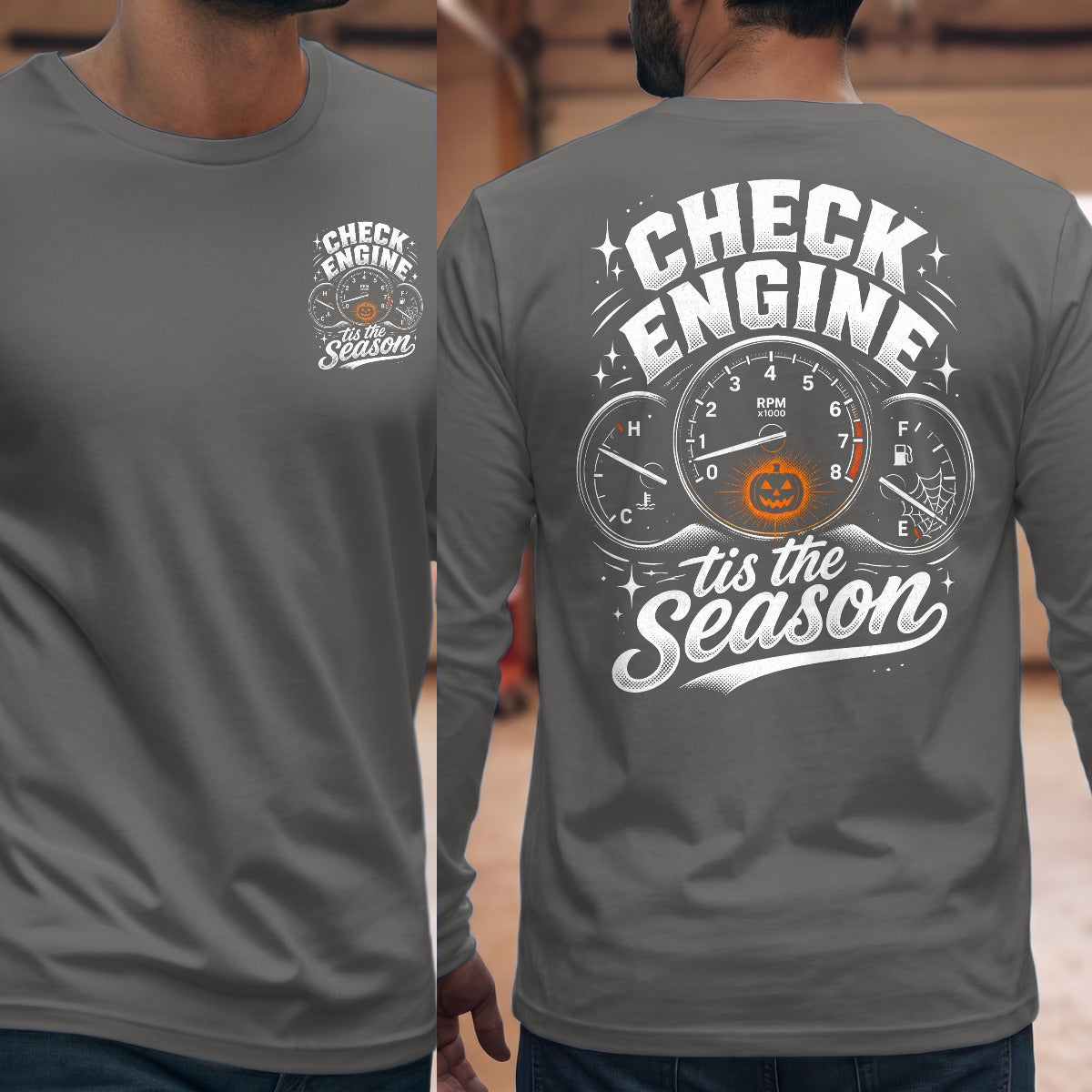 Graphite Heather | Front & Back