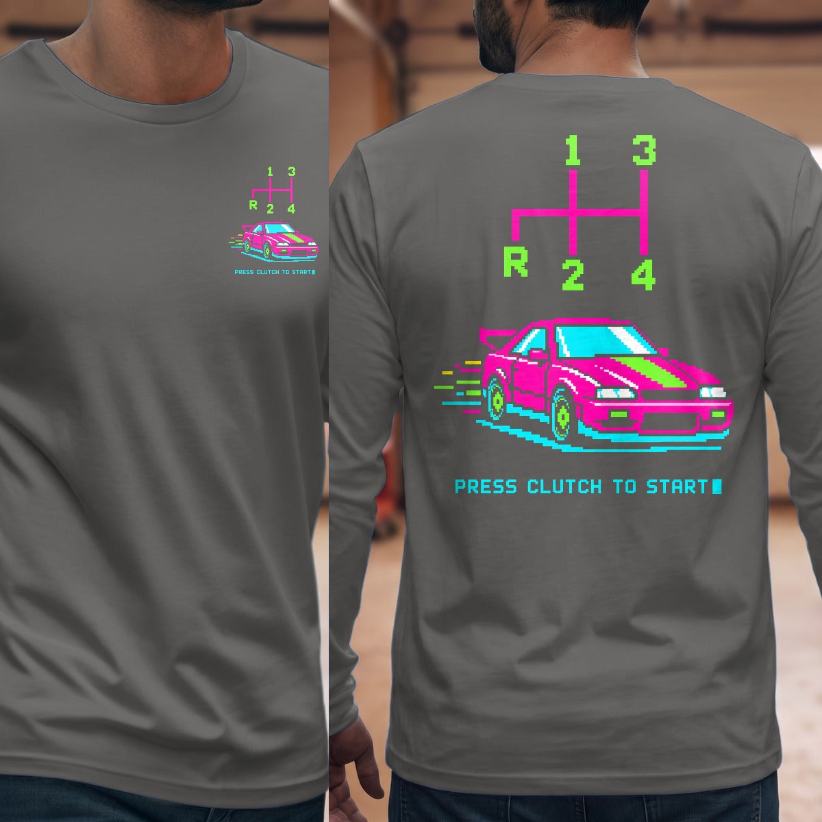 Graphite Heather | Front & Back