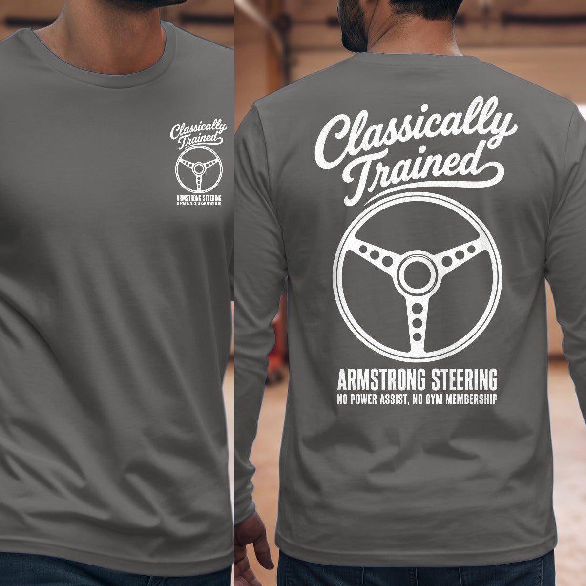 Graphite Heather | Front & Back