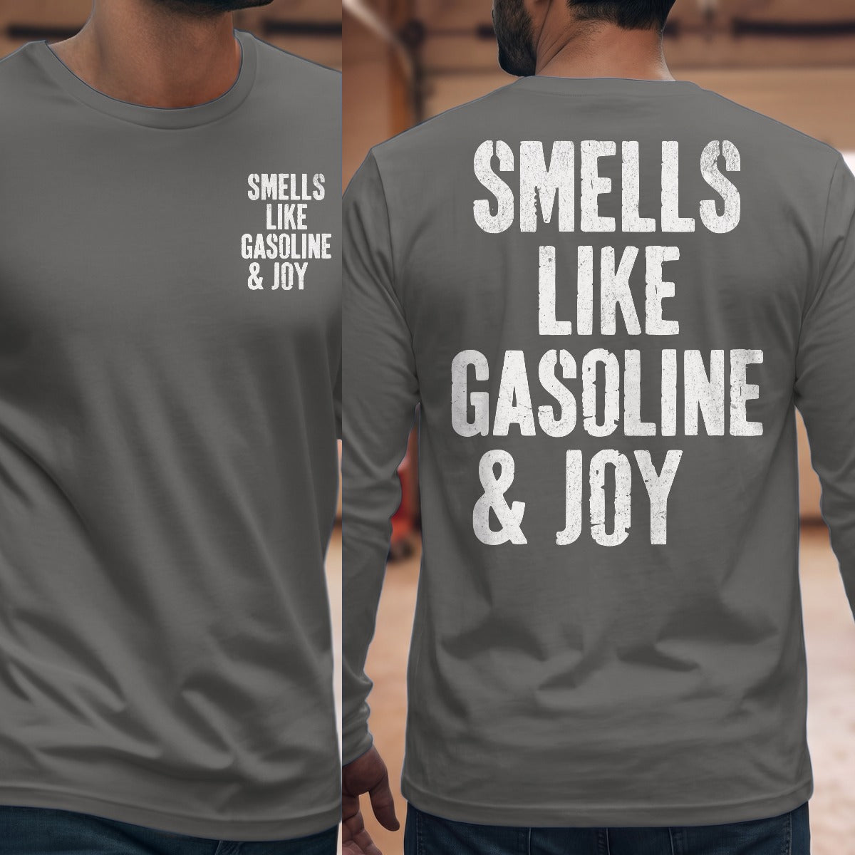 Graphite Heather | Front & Back