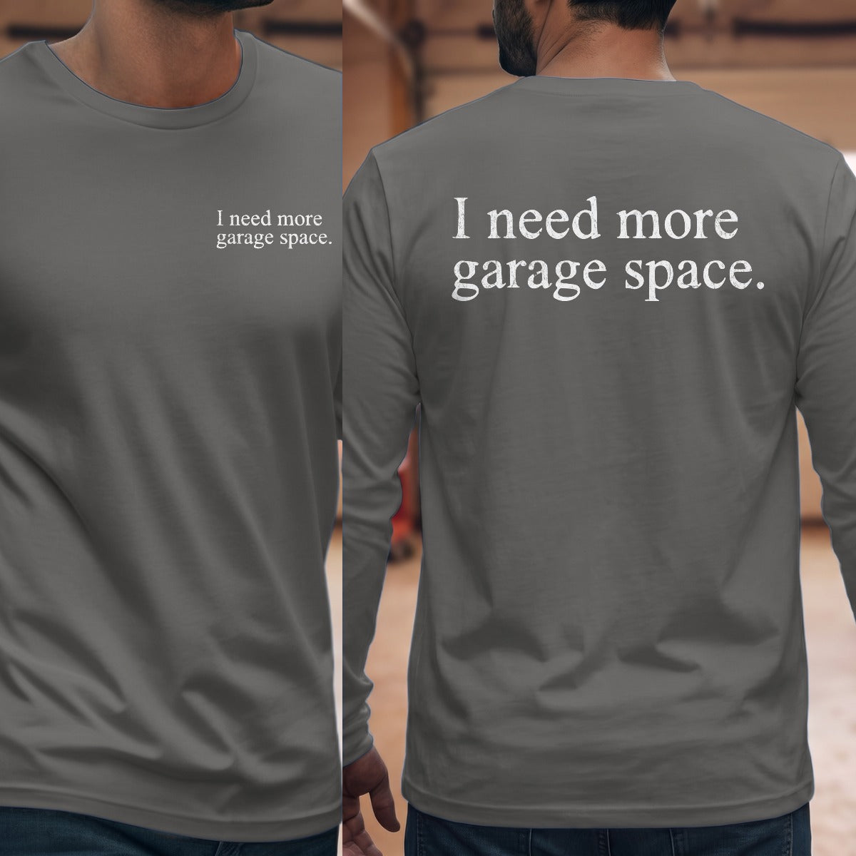 Graphite Heather | Front & Back