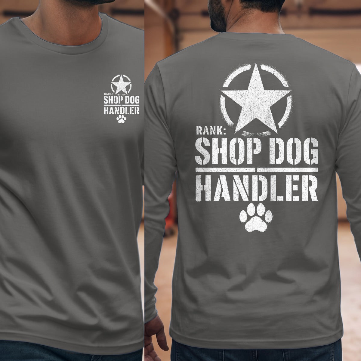 Graphite Heather | Front & Back