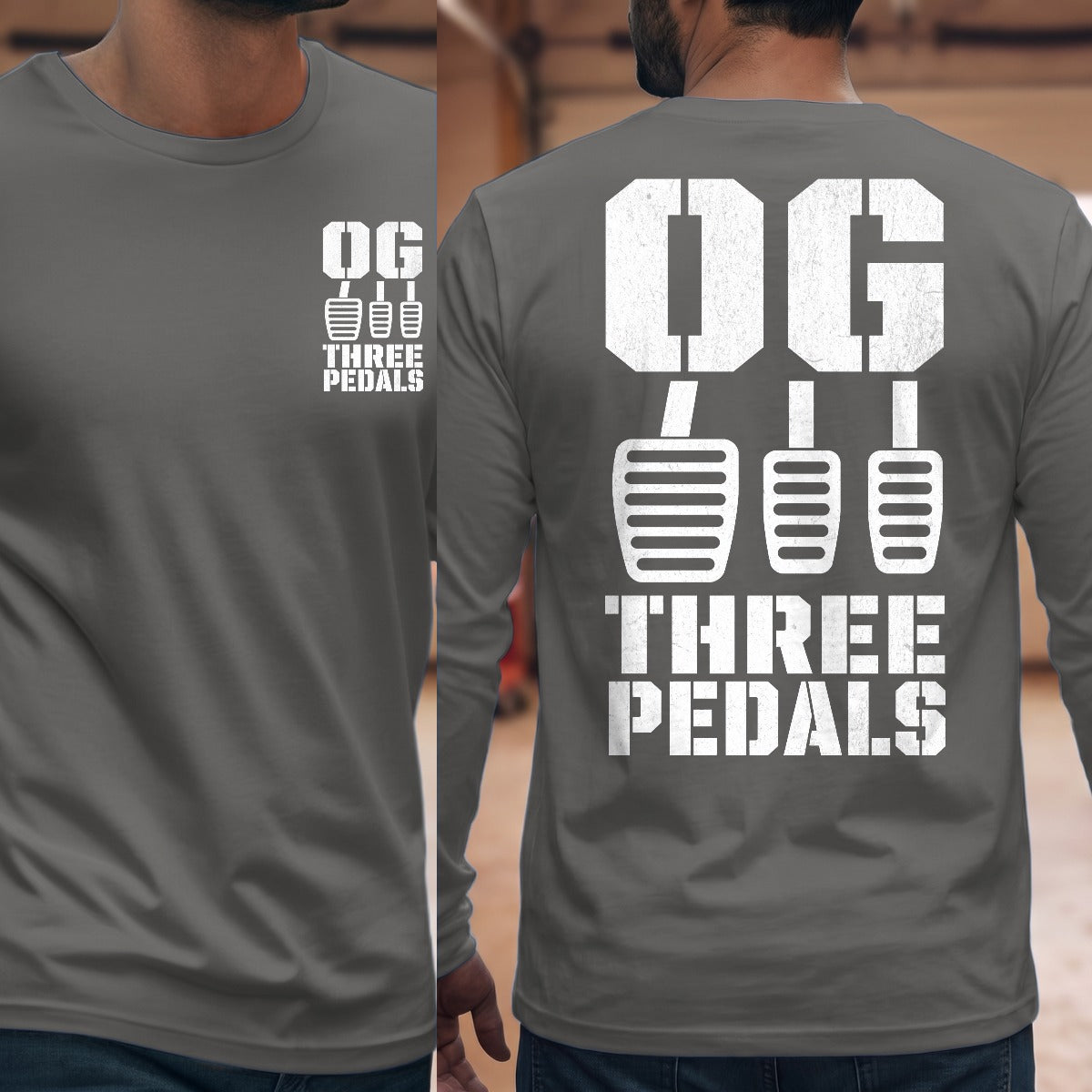 Graphite Heather | Front & Back
