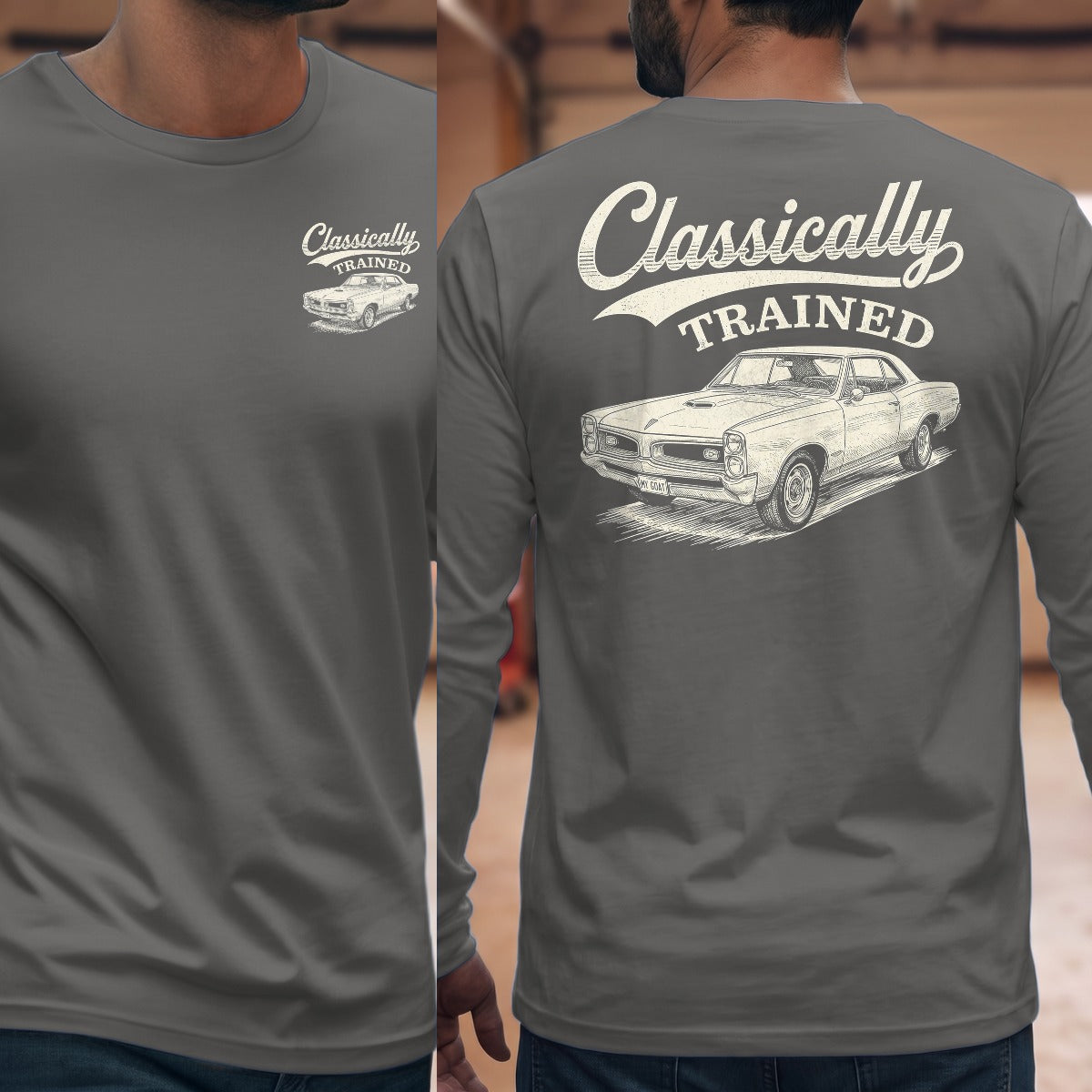 Graphite Heather | Front & Back