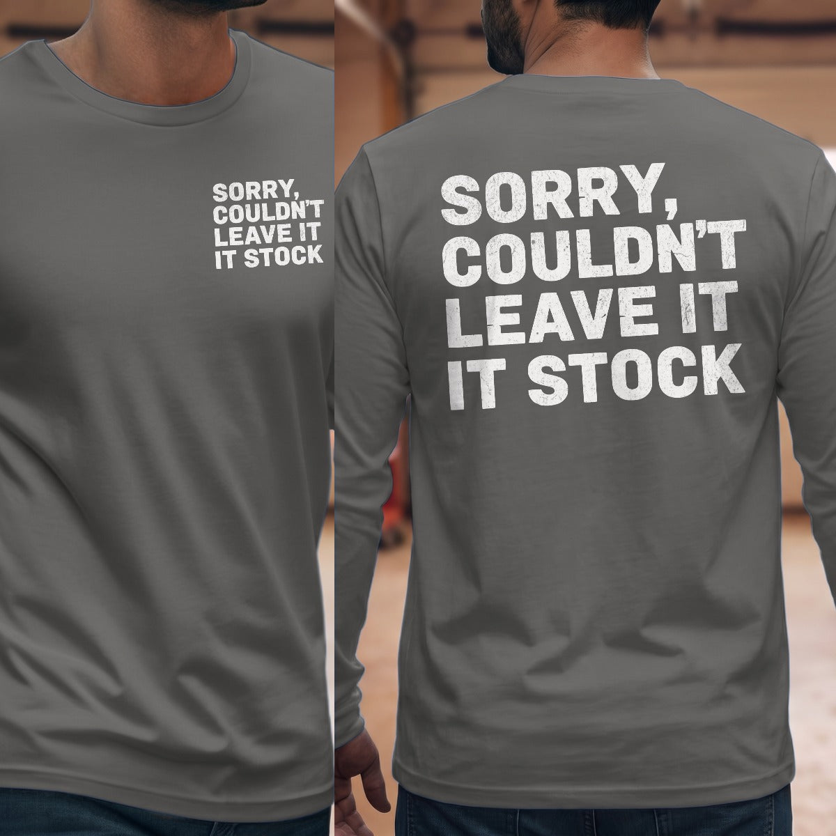 Graphite Heather | Front & Back