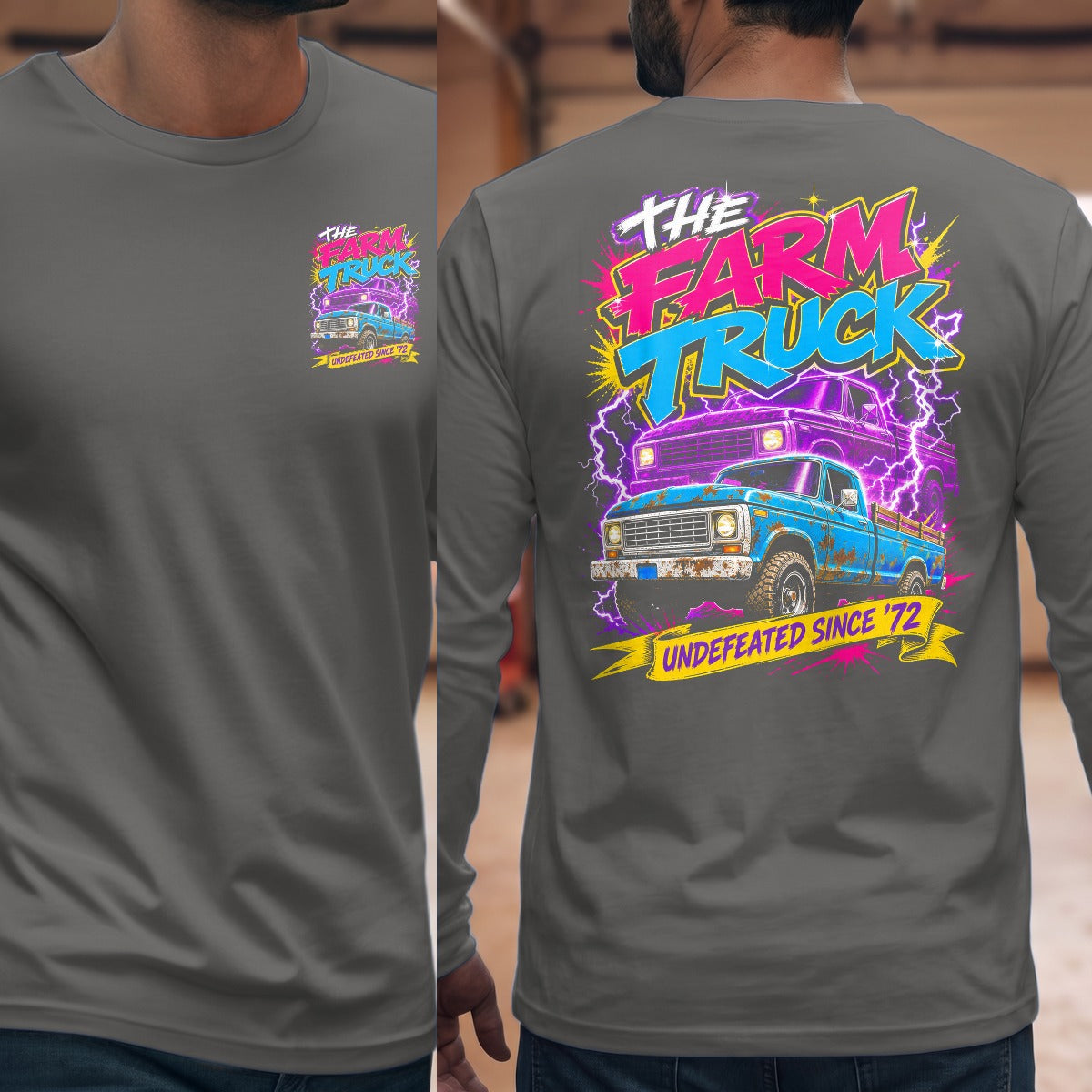 Graphite Heather | Front & Back