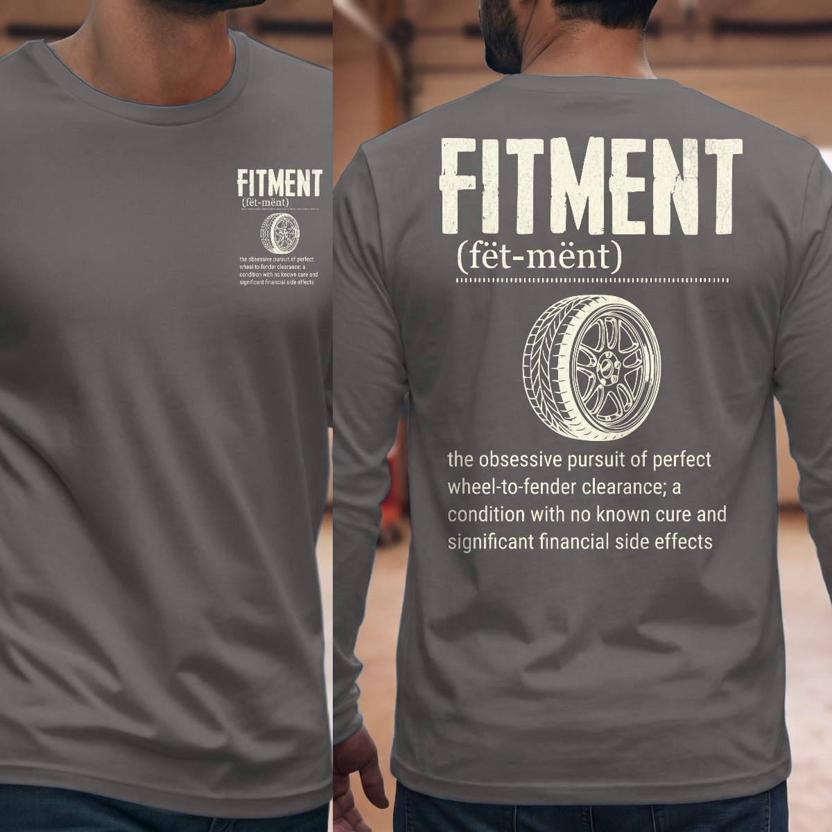 Graphite Heather | Front & Back
