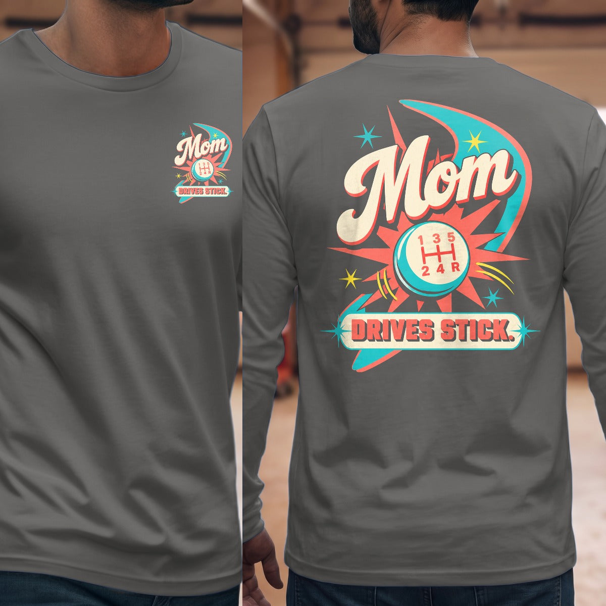 Graphite Heather | Front & Back