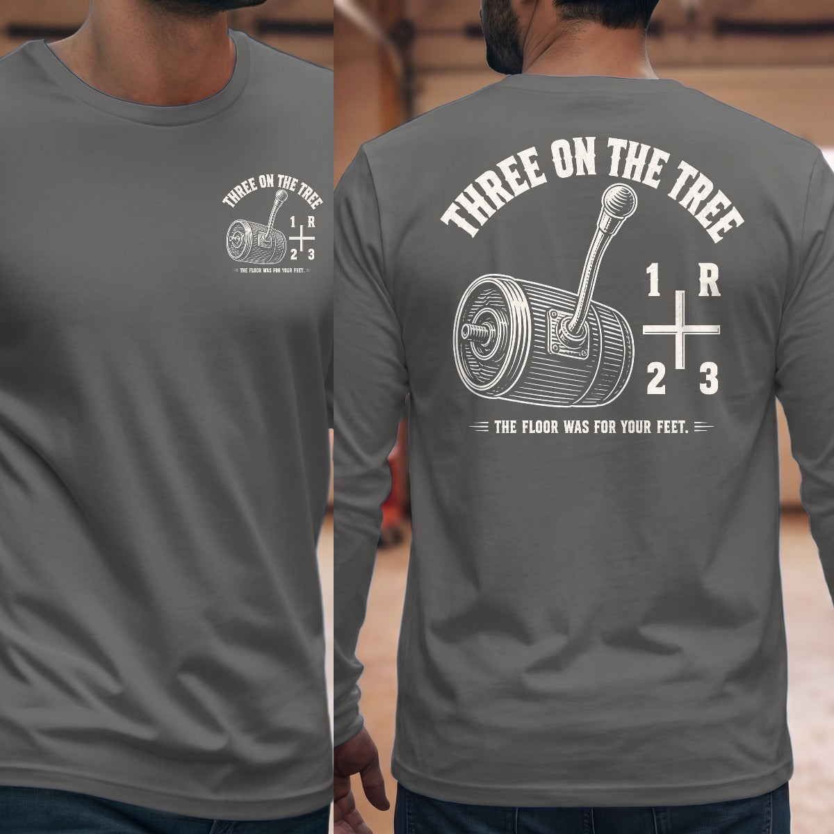 Graphite Heather | Front & Back