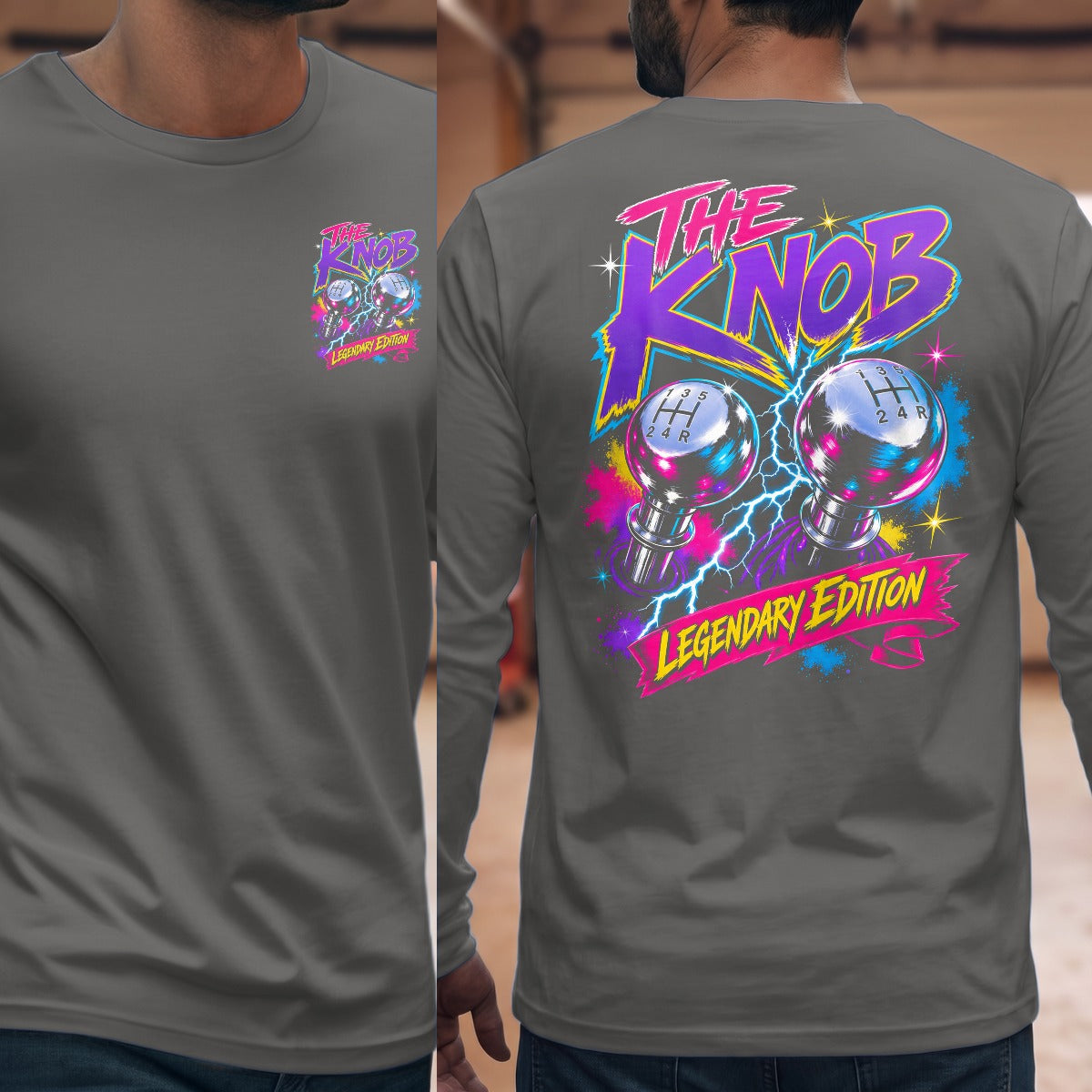 Graphite Heather | Front & Back