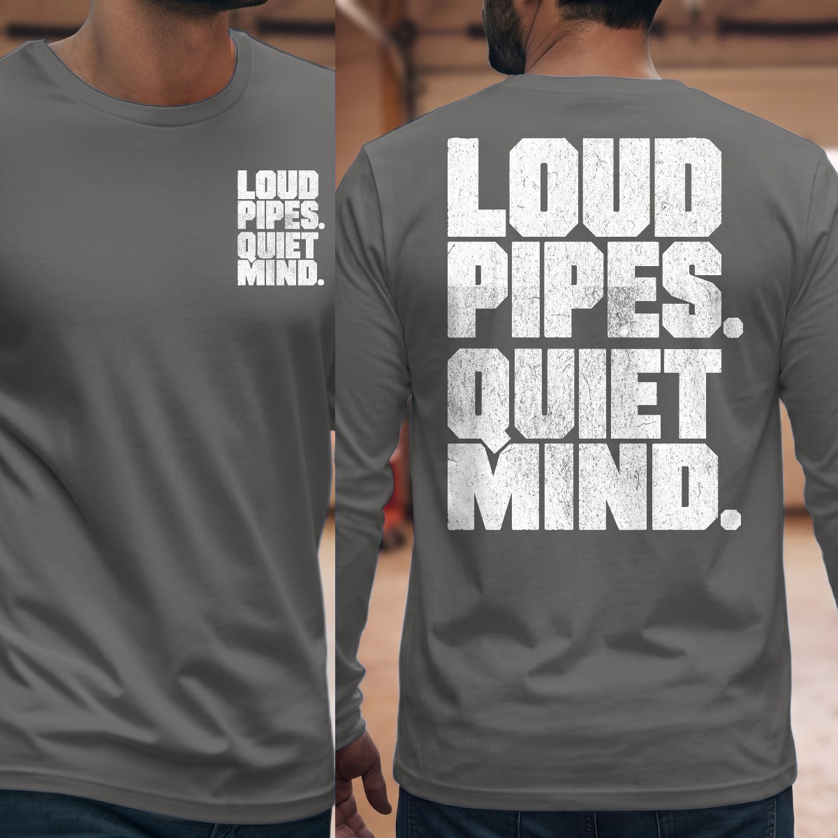 Graphite Heather | Front & Back