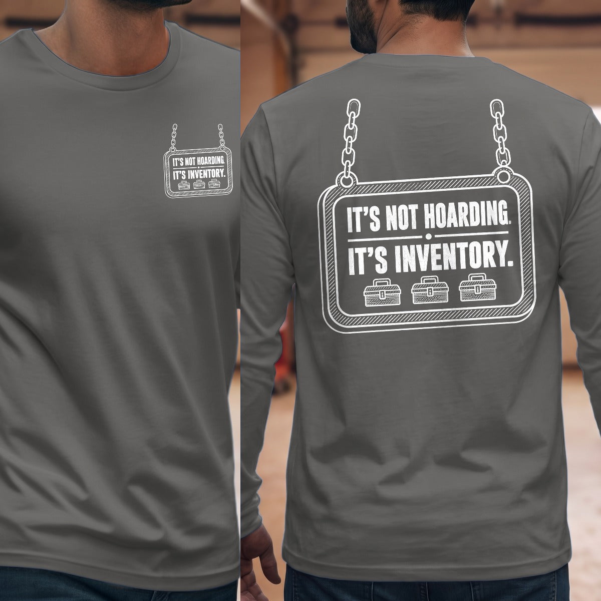 Graphite Heather | Front & Back