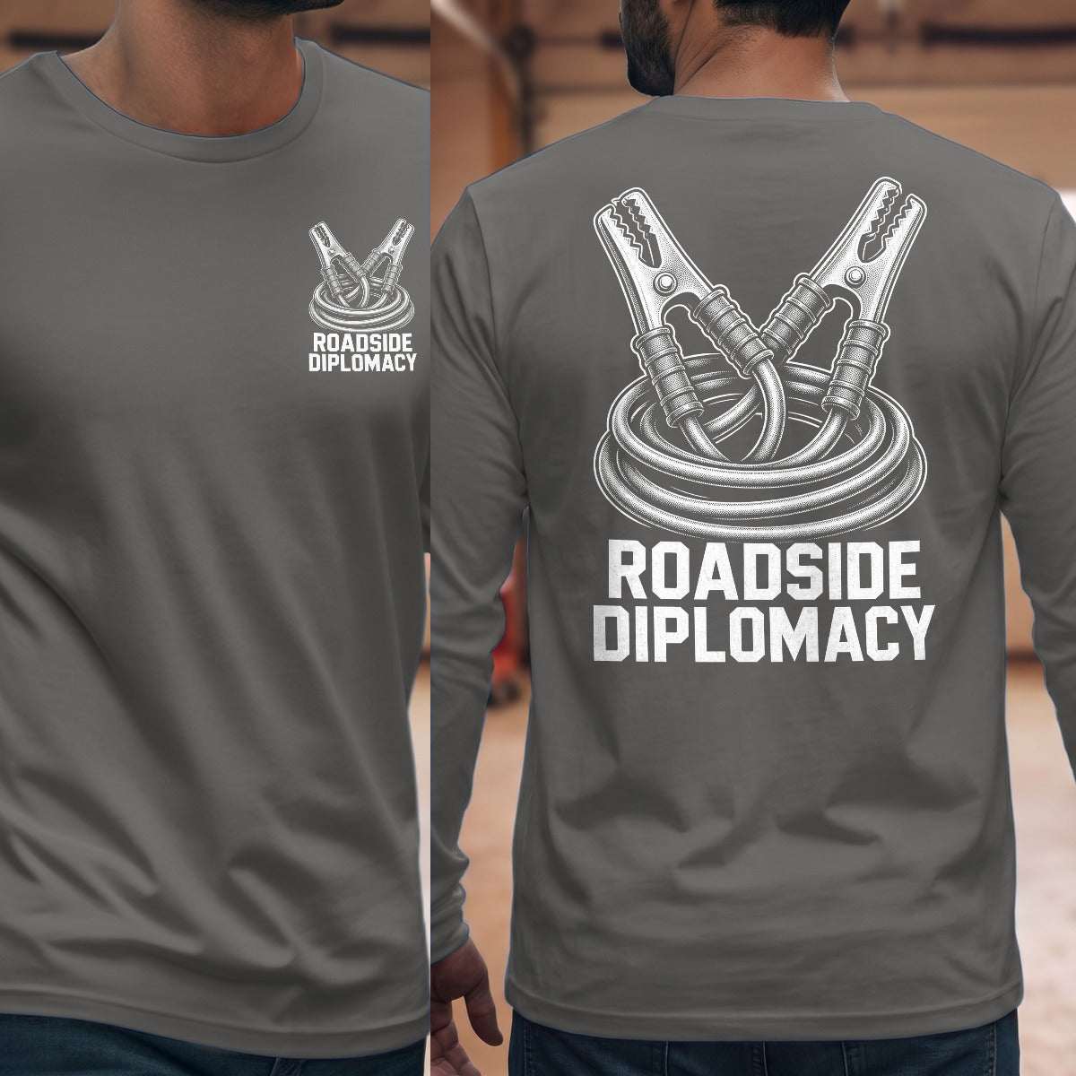 Graphite Heather | Front & Back