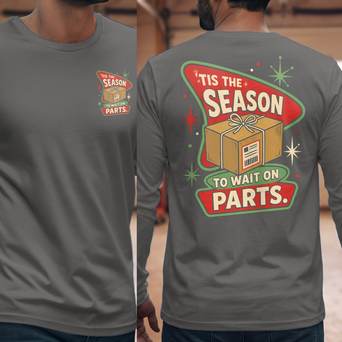 Graphite Heather | Front & Back