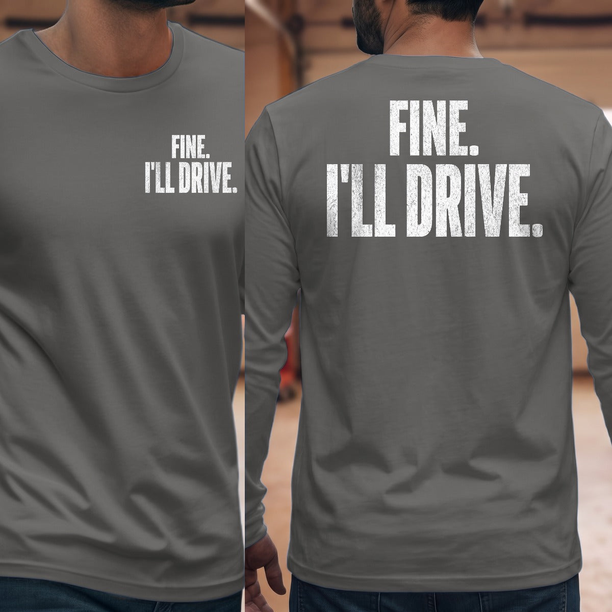Graphite Heather | Front & Back
