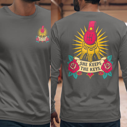 Graphite Heather | Front & Back
