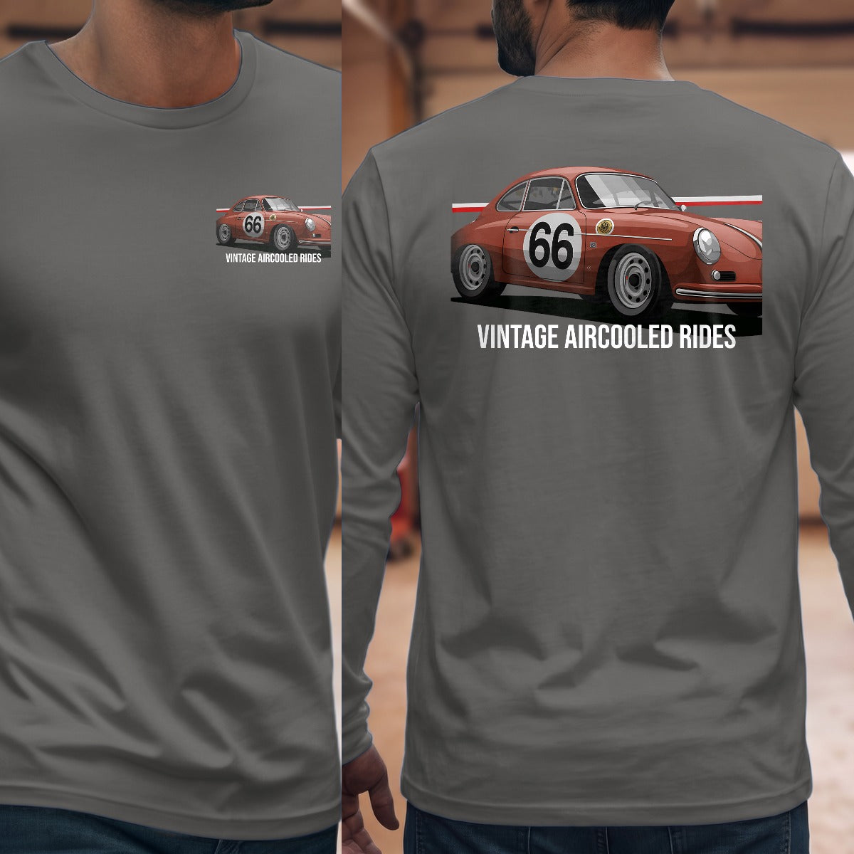 Graphite Heather | Front & Back