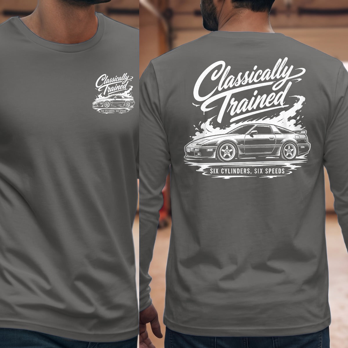 Graphite Heather | Front & Back