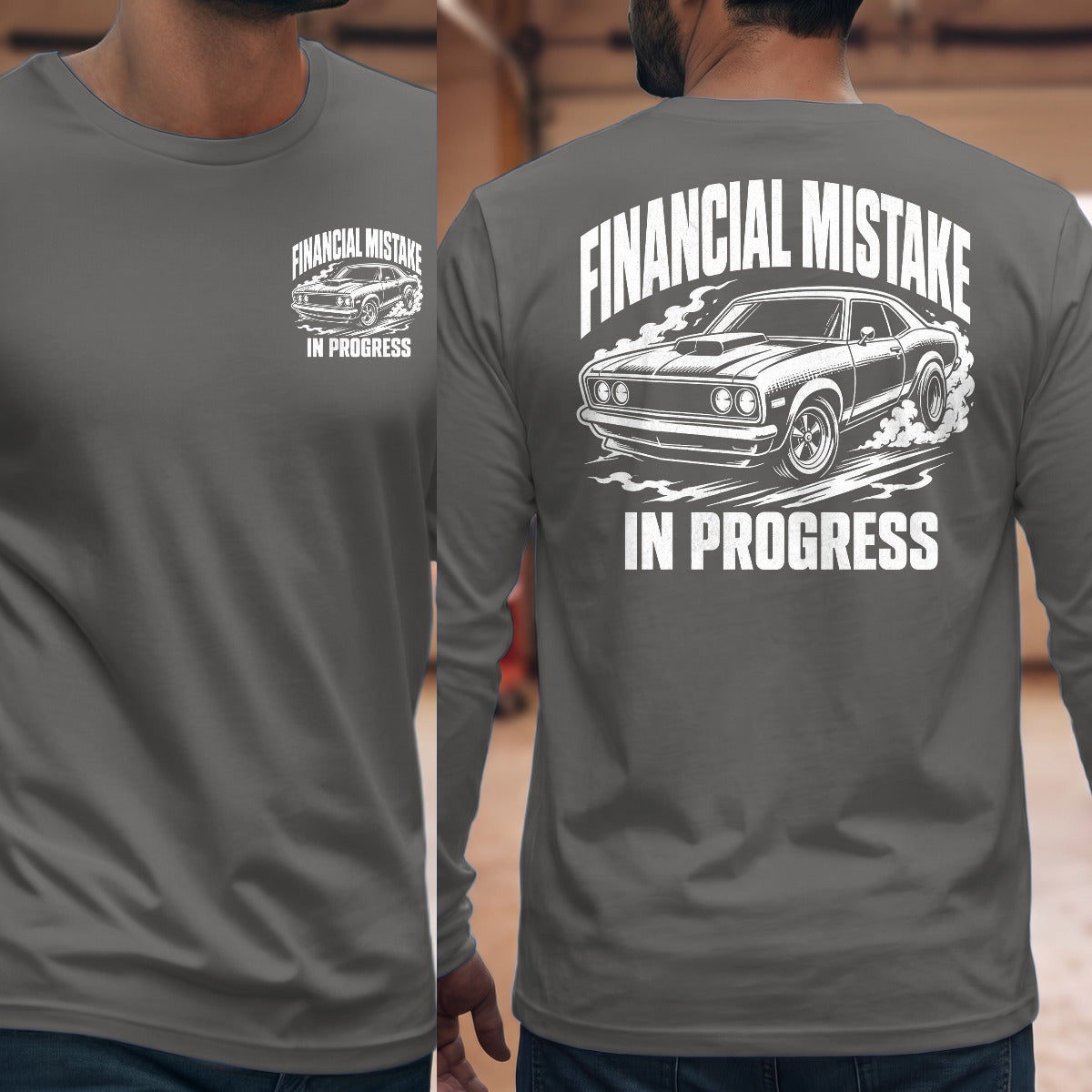 Graphite Heather | Front & Back