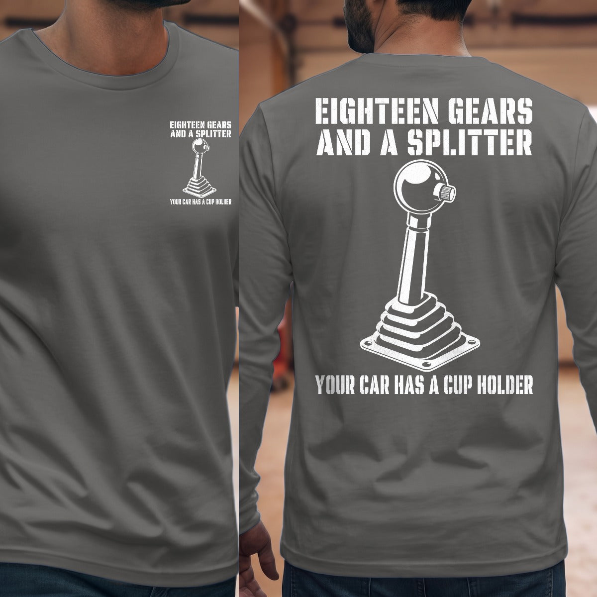 Graphite Heather | Front & Back