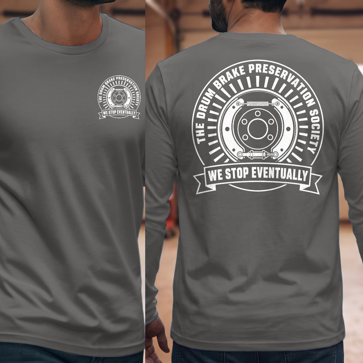 Graphite Heather | Front & Back