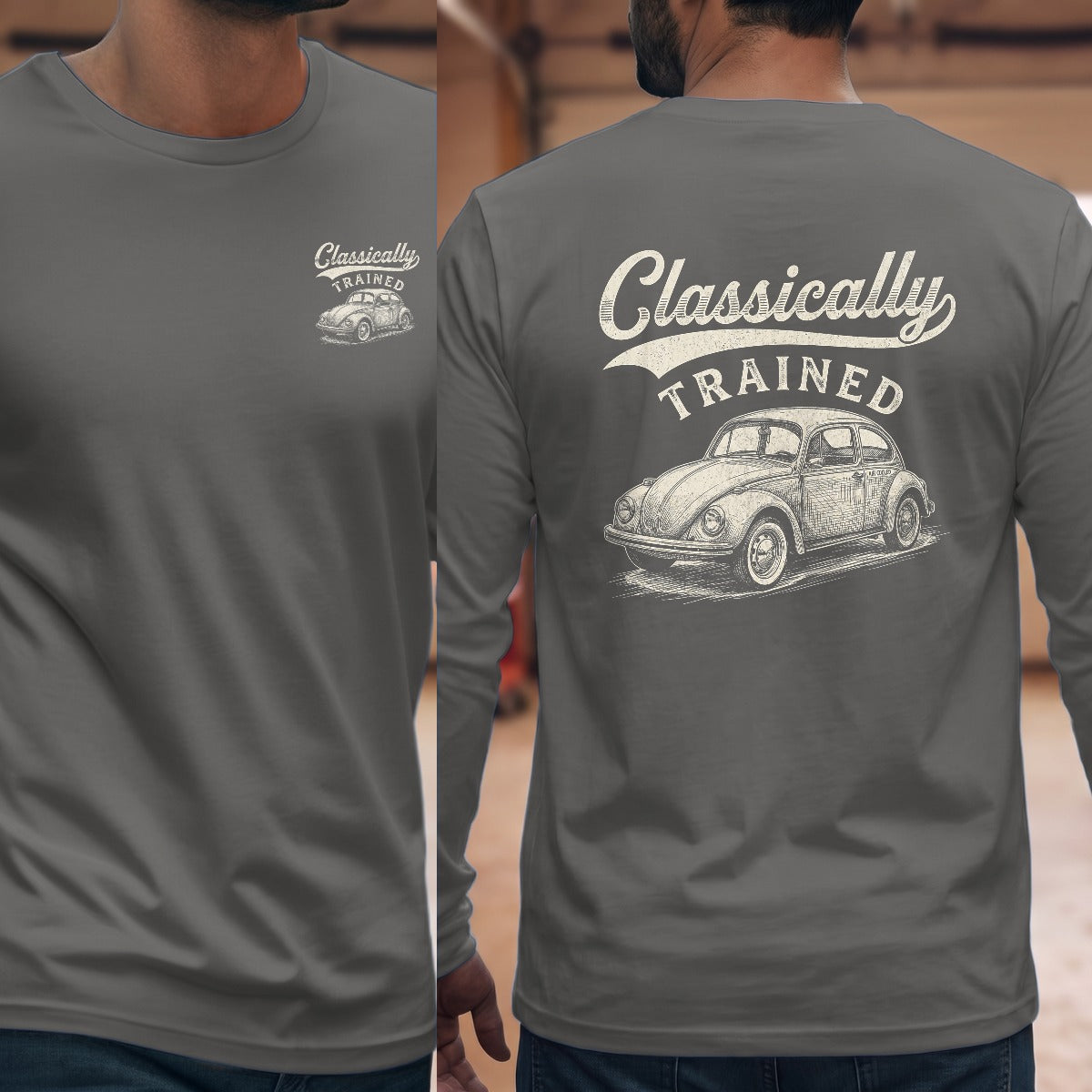 Graphite Heather | Front & Back